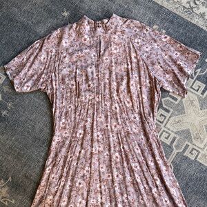 NWT Downeast Vintage Floral Maxi Dress Large